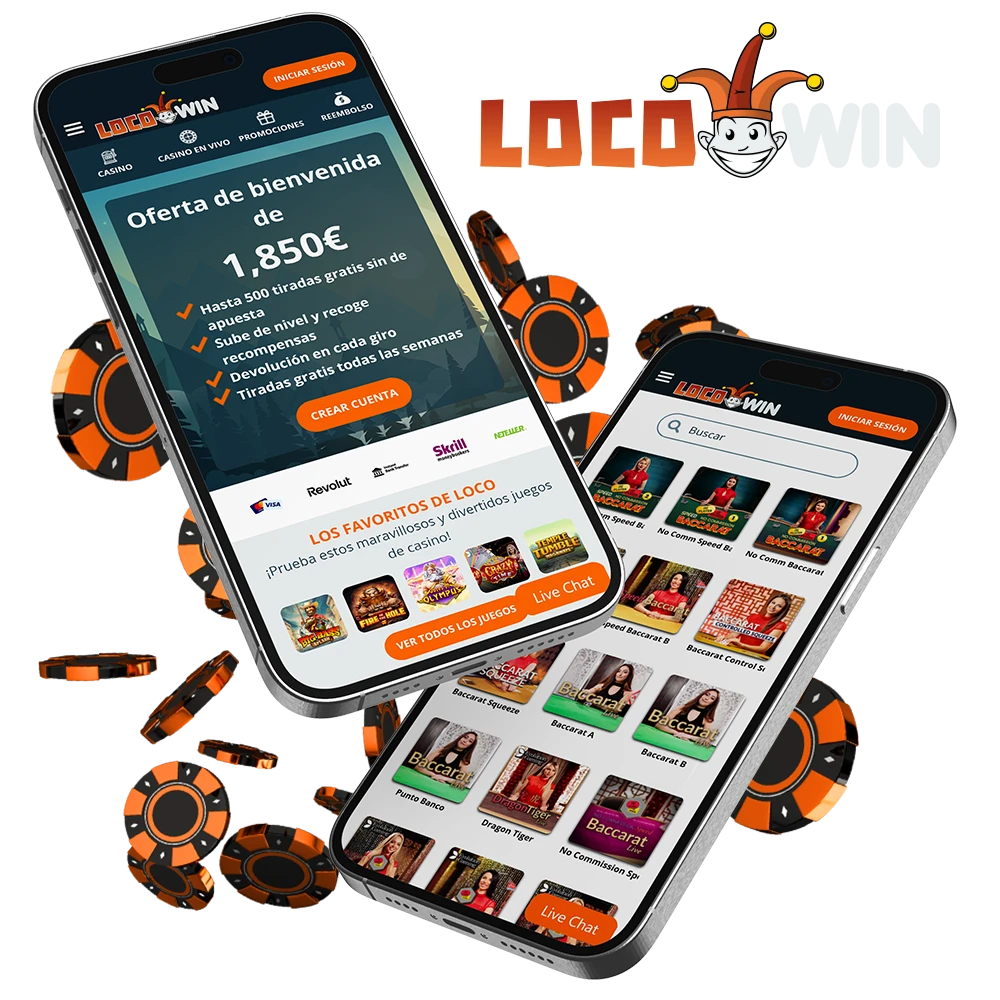 Installez l'application LocoWin sur votre téléphone.