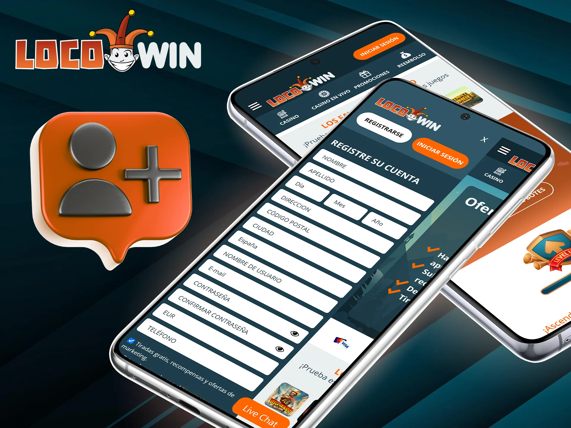 Participez à LocoWin depuis votre téléphone portable.