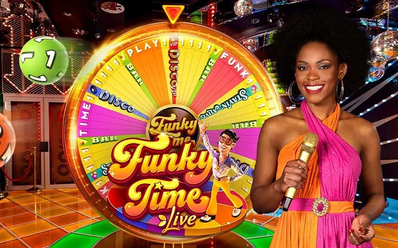 Faites tourner la roue dans Funky Time chez LocoWin.