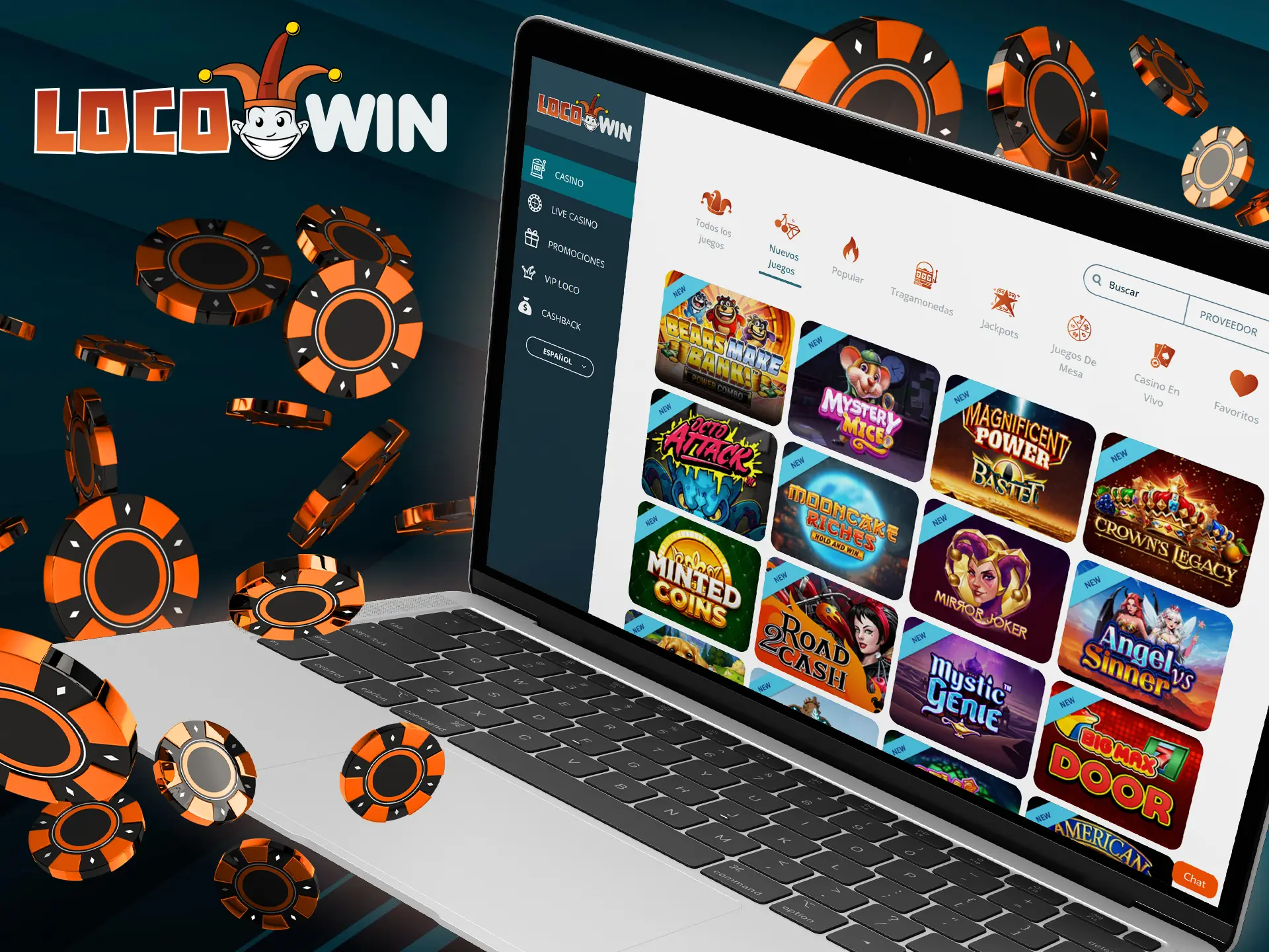 Inscrivez-vous, déposez de l'argent sur votre compte et commencez à jouer sur LocoWin Casino.