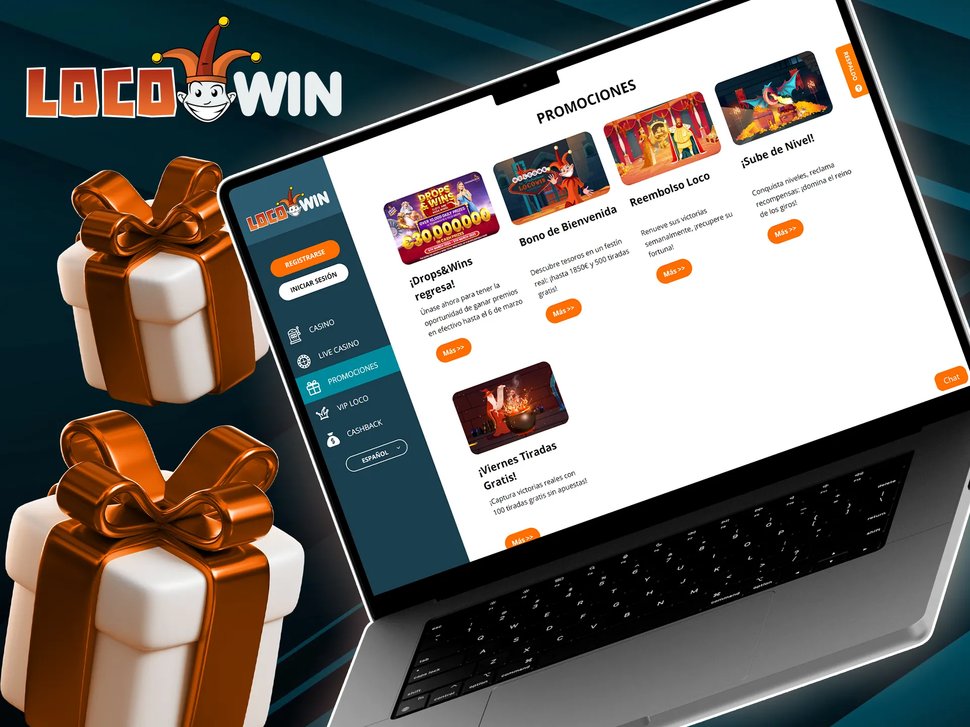 LocoWin offre aux nouveaux joueurs un bonus de premier dépôt et des tours gratuits.