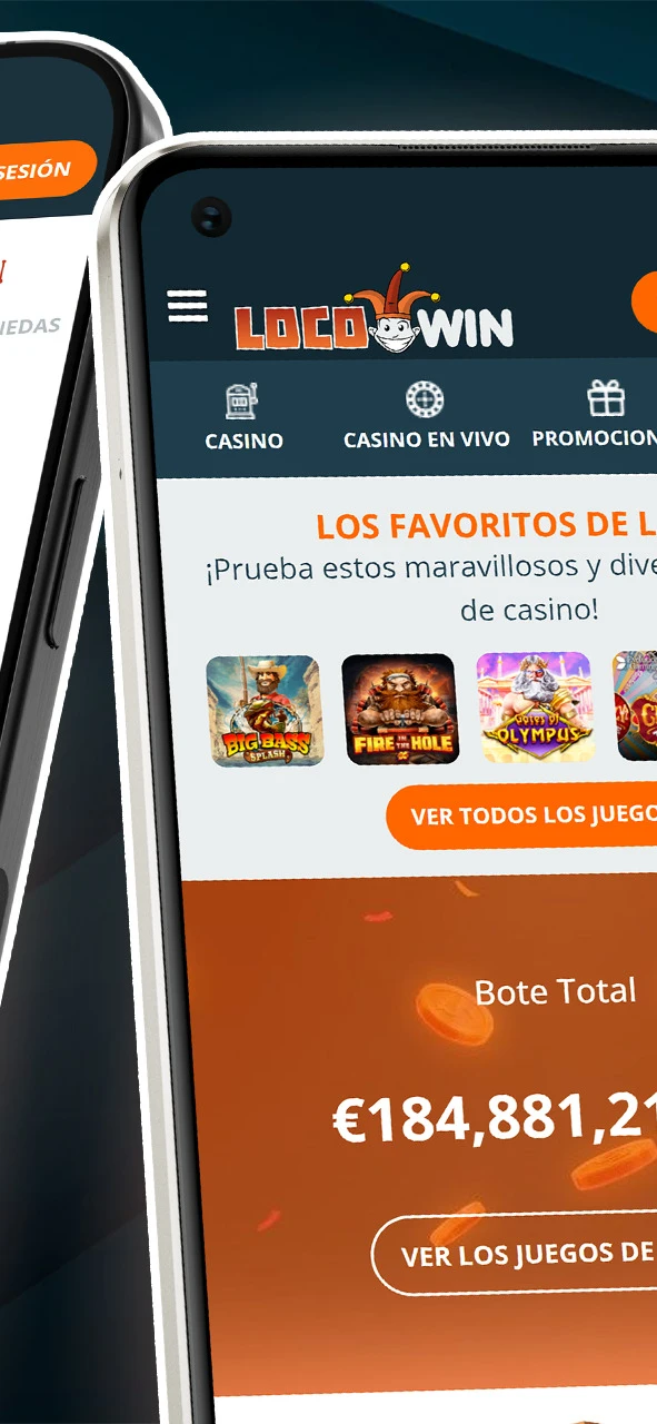 Découvrez l’interface du LocoWin Casino.