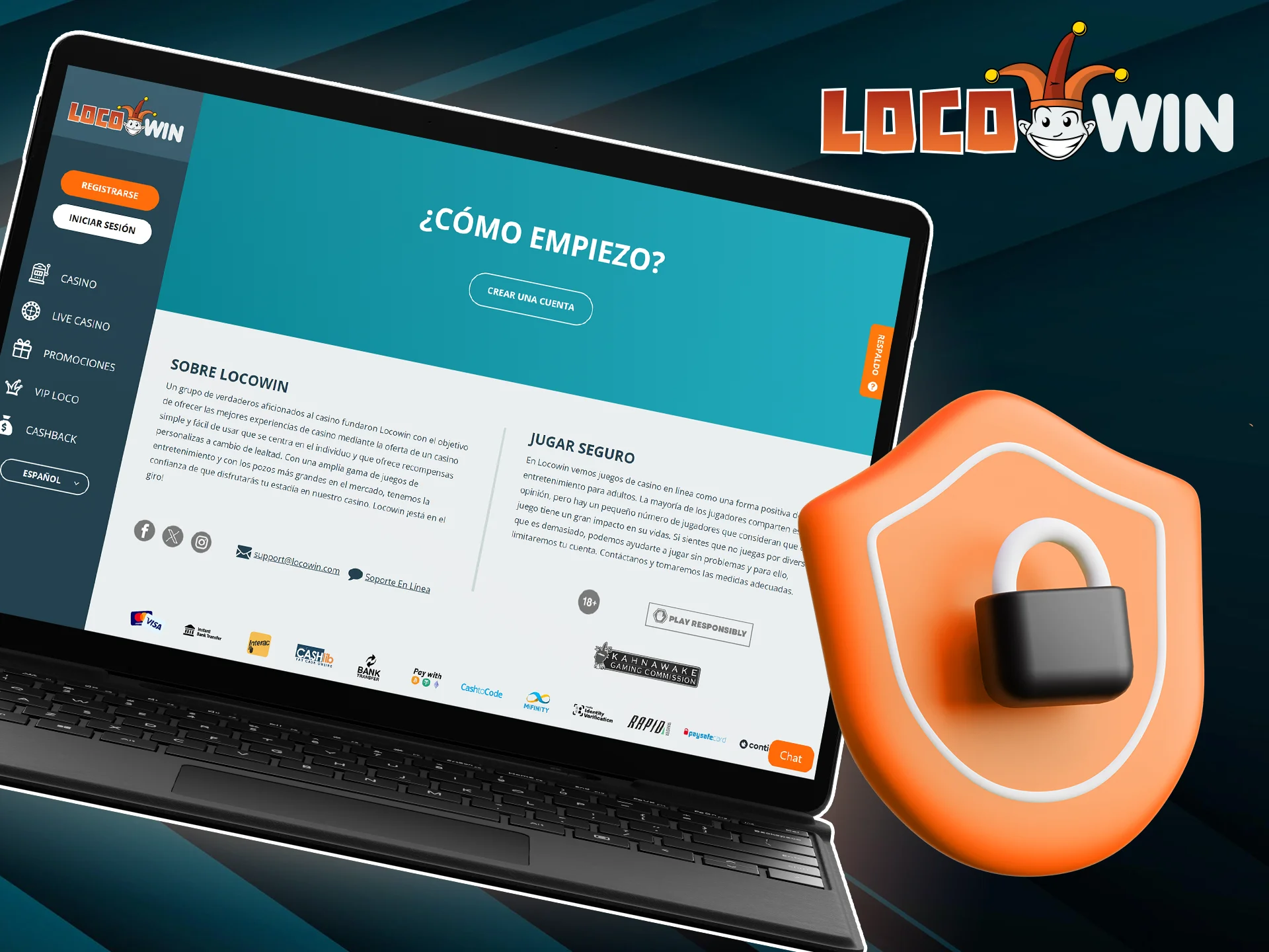 La sécurité et la protection de vos données sont une priorité absolue chez LocoWin.