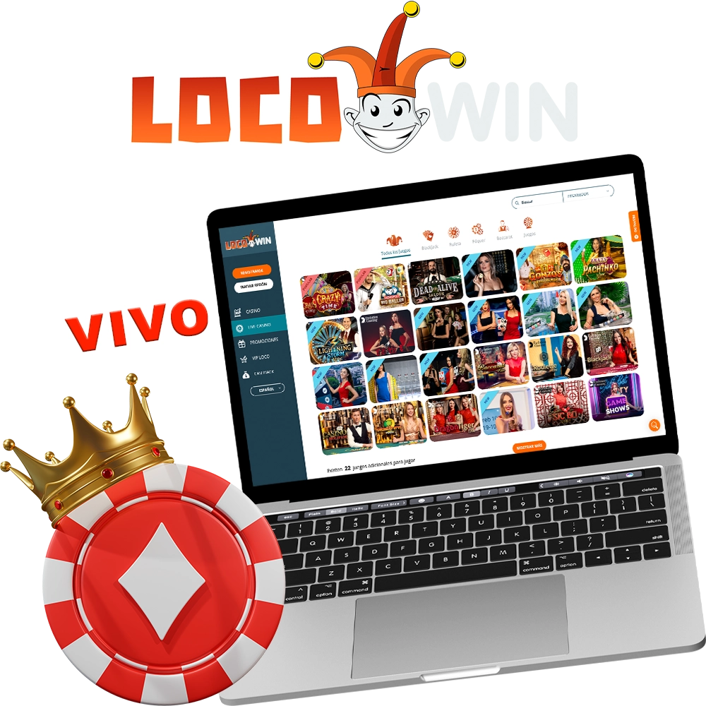 Jouez à des jeux de casino en direct et gagnez sur LocoWin.