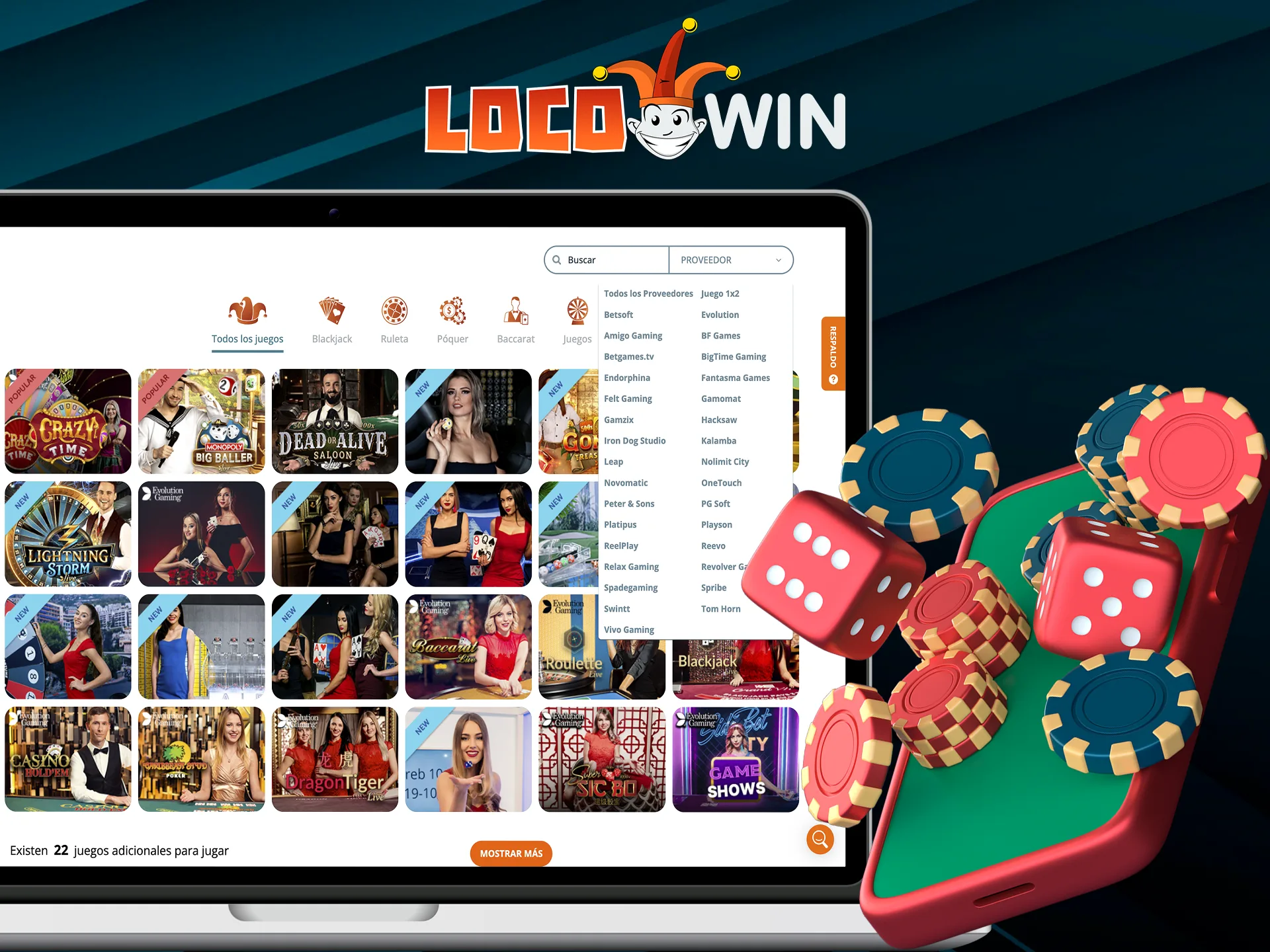 Découvrez les aboyeurs de jeux de LocoWin.