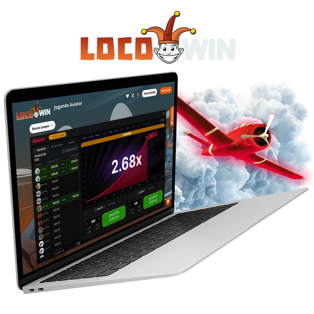 Locowin vous invite à prendre votre envol dans le jeu Aviator.