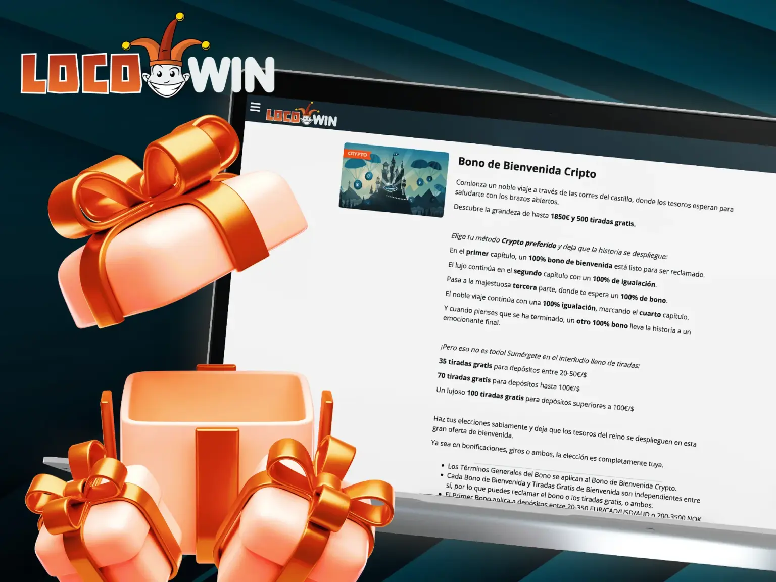 Commencez avec un bonus crypto de Locowin et jouez aux machines à sous jackpot.