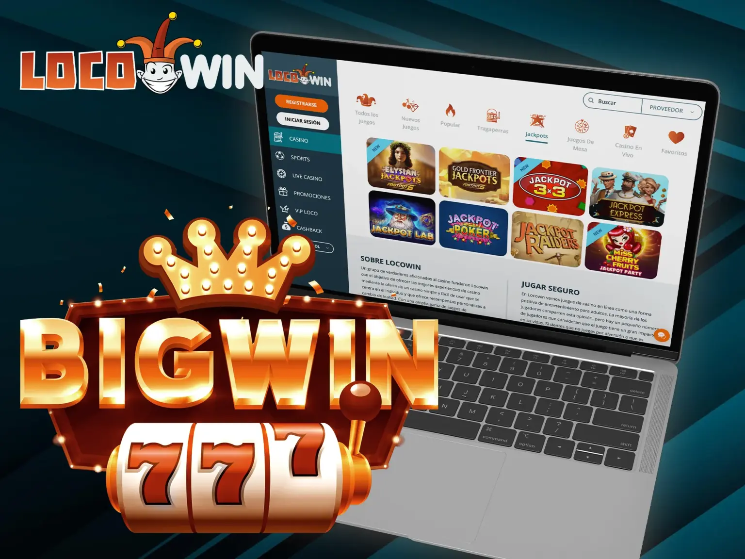 Choisissez les meilleurs jackpots de Locowin et gagnez.
