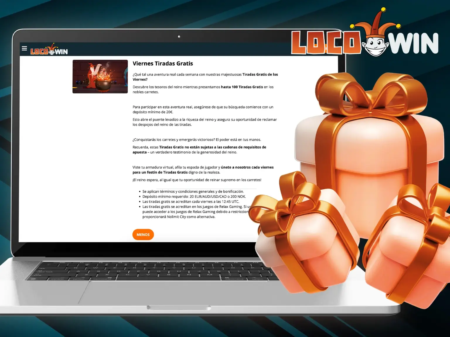 Réclamez des tours gratuits le vendredi et remportez le jackpot sur Locowin.