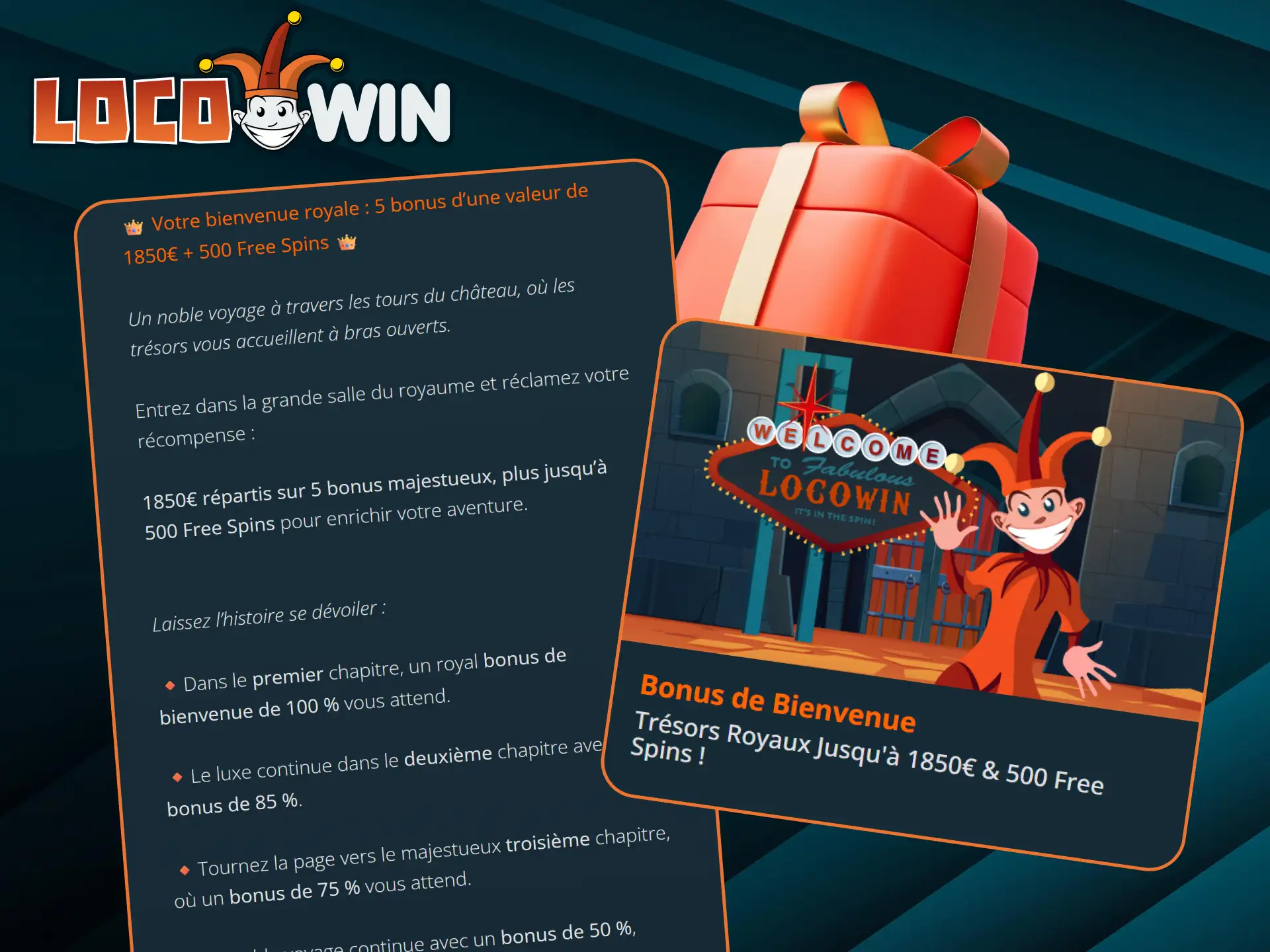 Recevez un bonus de premier dépôt lorsque vous vous inscrivez sur LocoWin via votre téléphone portable.