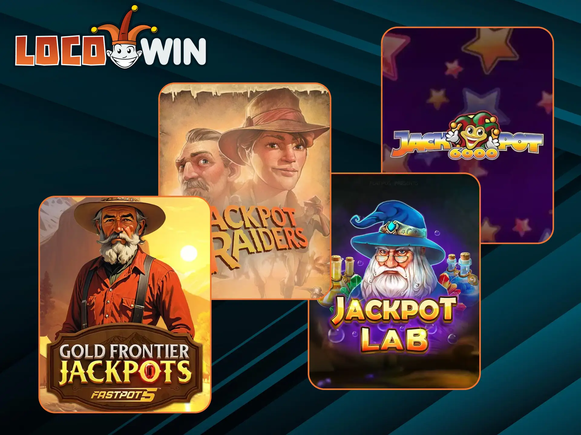 Choisissez les meilleurs jackpots de LocoWin et gagnez.